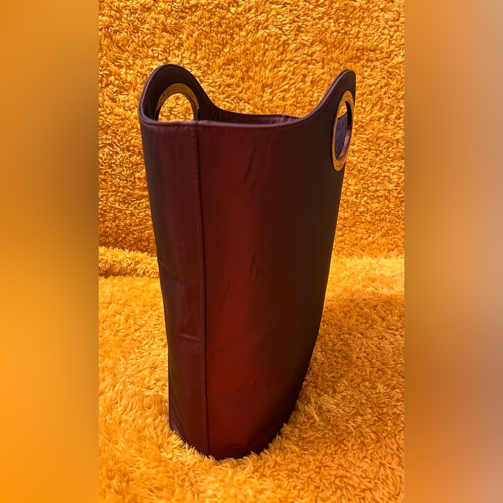 Gucci Bordeaux Nylon Bucket Tote - COA - Picture 3 of 13